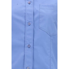 Balenciaga Blue Cotton Shirt