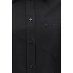 Balenciaga Black Cotton Shirt