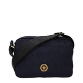 Versace Blue Fabric Crossbody Bag