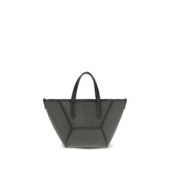 Brunello Cucinelli Black Calf Leather Bos Taurus Shoulder Bag