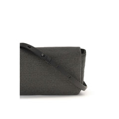 Brunello Cucinelli Black Leather Shoulder Bag