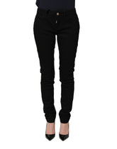 Dolce & Gabbana Black Queen Embroidery PRETTY Denim Jeans