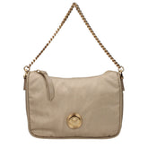 Versace Beige Fabric Handbag