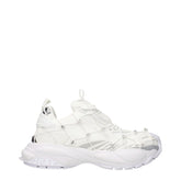 Versace White Fabric Sneakers