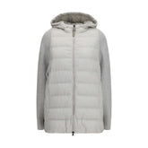 Brunello Cucinelli Gray Polyester Full-Length Jacket
