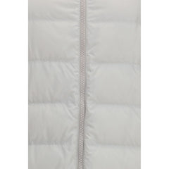 Brunello Cucinelli Gray Polyester Full-Length Jacket