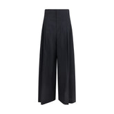 Brunello Cucinelli Black Cotton Casual Pants