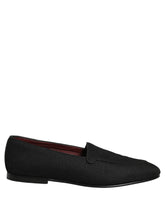 Dolce & Gabbana Black Woven Men Slip On Dress Loafers Shoes