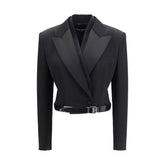 Dolce & Gabbana Black Wool Oves Aries Jacket