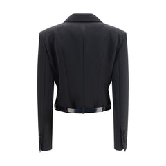 Dolce & Gabbana Black Wool Oves Aries Jacket