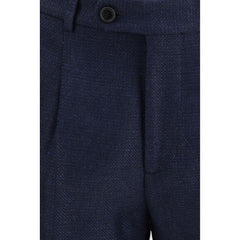Brunello Cucinelli Blue Wool Oves Aries Two-Piece Suit
