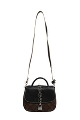 Louis Vuitton Calfskin Monogram Chain It Bag PM Black