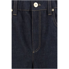 Brunello Cucinelli Blue Cotton Jeans Denim