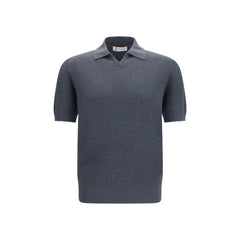 Brunello Cucinelli Gray Cotton Shirt