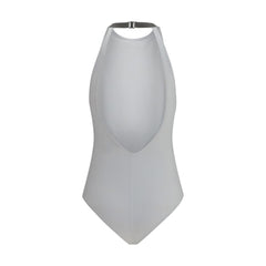 Brunello Cucinelli White Polyamide One-Piece Swimsuit