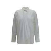 Brunello Cucinelli White Cotton Dress Shirt