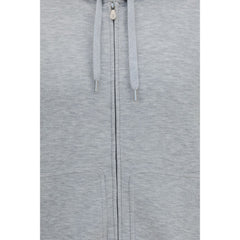 Brunello Cucinelli Gray Cotton Sweatshirt