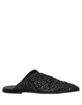 Dolce & Gabbana Black Mules Slides Slippers Men Flats Shoes