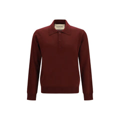 Valentino Bordeaux Wool Oves Aries Polo Shirt