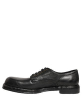 Dolce & Gabbana Black Leather Lace Up Derby Dress Men Shoes