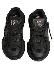 Dolce & Gabbana Black Airmaster Low Top Sneakers Shoes