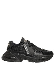 Dolce & Gabbana Black Airmaster Low Top Sneakers Shoes