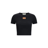 Fendi Black Cotton T-Shirt
