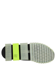 Dolce & Gabbana Black Green Sorrento Low Top Sneakers Shoes