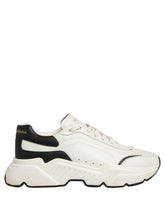 Dolce & Gabbana White Black Daymaster Low Top Sneakers Shoes