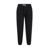 Brunello Cucinelli Black Cotton Joggers (Workout Pants)