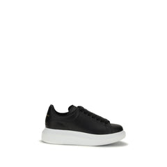 Alexander McQueen Black Calf Leather Bos Taurus Platform Sneakers