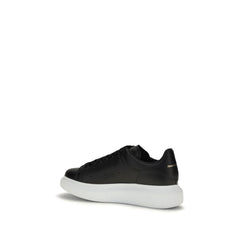 Alexander McQueen Black Calf Leather Bos Taurus Platform Sneakers