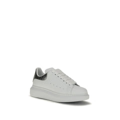 Alexander McQueen White Calf Leather Bos Taurus Platform Sneakers