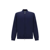 Brunello Cucinelli Blue Cotton Sweatshirt