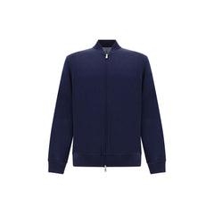 Brunello Cucinelli Blue Cotton Sweatshirt