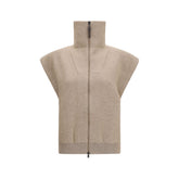 Brunello Cucinelli Beige Cashmere Cardigan