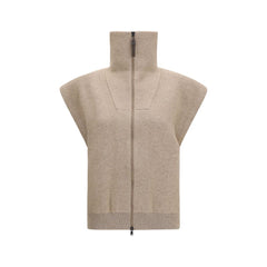 Brunello Cucinelli Beige Cashmere Cardigan