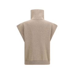 Brunello Cucinelli Beige Cashmere Cardigan