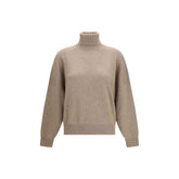 Brunello Cucinelli Brown Cashmere Turtleneck