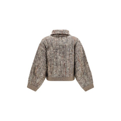Brunello Cucinelli Beige Mohair Cardigan