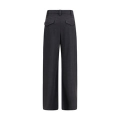 Brunello Cucinelli Gray Wool Oves Aries Dress Pants