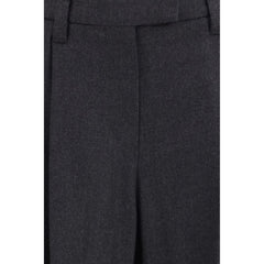 Brunello Cucinelli Gray Wool Oves Aries Dress Pants