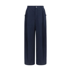Brunello Cucinelli Blue Cotton Casual Pants