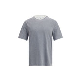 Brunello Cucinelli Gray Cotton T-Shirt