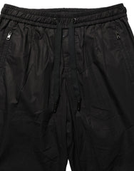 Dolce & Gabbana Black Cotton Mid Waist Jogger Sweatpants Pants