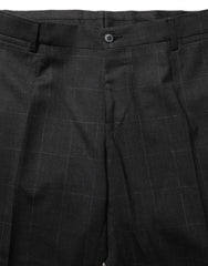 Dolce & Gabbana Black Wool Slim Fit Formal 2 Piece Men Suit