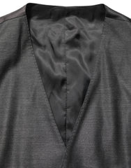 Dolce & Gabbana Gray MARTINI Slim Fit Formal 3 Piece Suit
