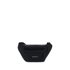 Balenciaga Black Polyester Clutch Bag
