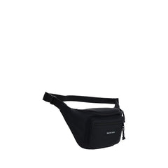 Balenciaga Black Polyester Clutch Bag