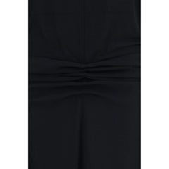 The Row Black Viscose Casual Dress